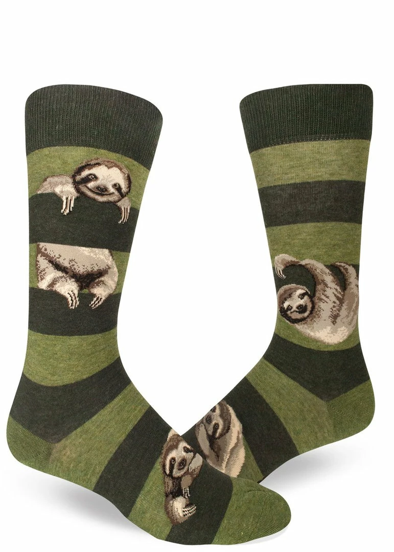 Lucinda's Sloth Men's Socks New 3 Lucinda's Sloth Men's Socks New