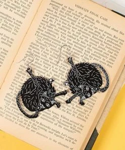 Lucinda's New Small Black Cat Earrings 7 Lucinda's New Small Black Cat Earrings