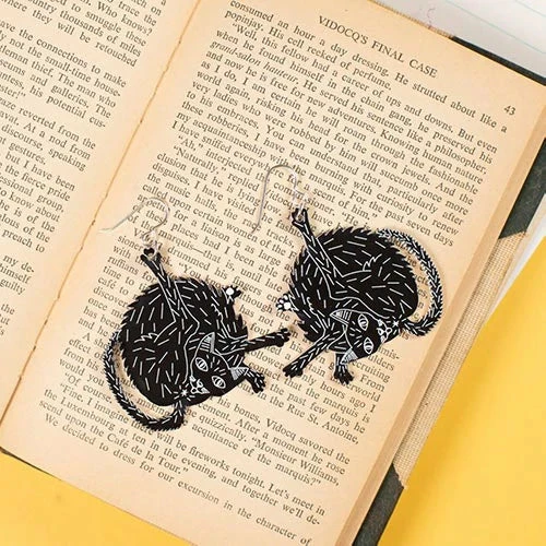 Lucinda's New Small Black Cat Earrings 4 Lucinda's New Small Black Cat Earrings