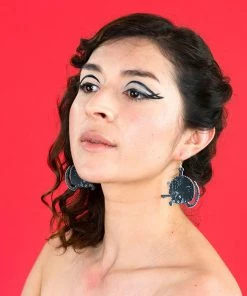 Lucinda's New Small Black Cat Earrings 8 Lucinda's New Small Black Cat Earrings