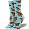 Lucinda's Social Butterfly Socks New
