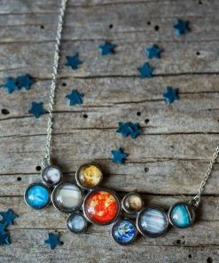 Lucinda's Solar System Necklace
