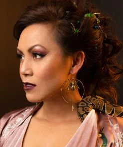 Lucinda's Spider's Stratagem Onyx Earrings