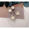 Lucinda's Gold Star Deco Statement Earrings