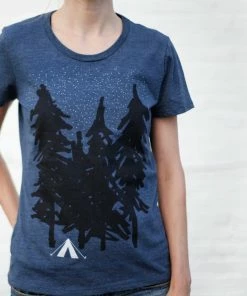 Lucinda's New Starry Night Women's Camping Tee