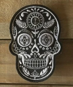 Lucinda's Wichita Wichita Sugar Skull Patch Wichita And Kansas Merch