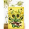 Lucinda's Gifts Sunflower Rabbit Card