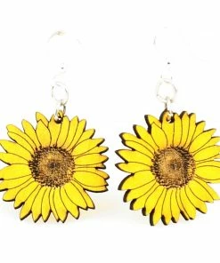 Lucinda's New Sunflower Earrings
