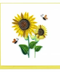 Lucinda's New Sunflower Quilling Card