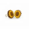 Lucinda's Sunflower Stud Earrings