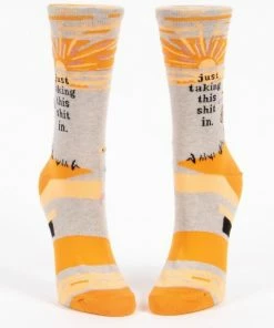 Lucinda's Wichita New Just Taking This Shit In Women's Socks