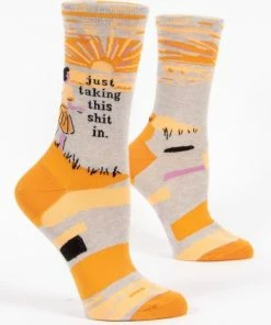 Lucinda's Wichita New Just Taking This Shit In Women's Socks