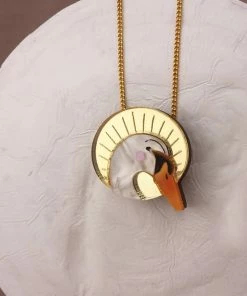 Lucinda's New Sunset Swan Petite Pendant
