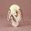 Lucinda's Swan Sunset Plume Pendant