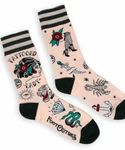 Lucinda's Tattooed Lady Unisex Socks