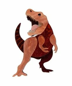 Lucinda's New Tenacious T Brooch By Erstwilder