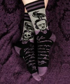 Lucinda's The Raven Poe Unisex Socks New