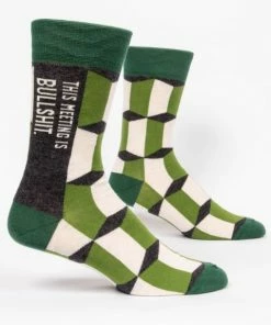 Lucinda's Wichita Gifts Meeting Is Bullshit Men's Socks