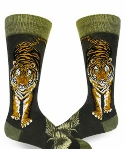 Lucinda's Fierce Tiger Men's Socks