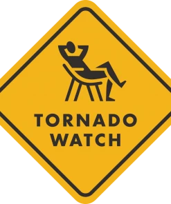 Lucinda's Tornado Watch Sticker