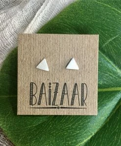 Lucinda's New Silver Triangle Studs