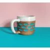 Lucinda's New Turquoise Carved Mug