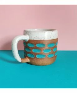 Lucinda's New Turquoise Carved Mug