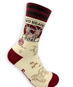 Lucinda's New Two Headed Goat Unisex Socks