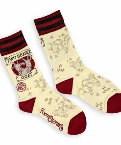 Lucinda's New Two Headed Goat Unisex Socks