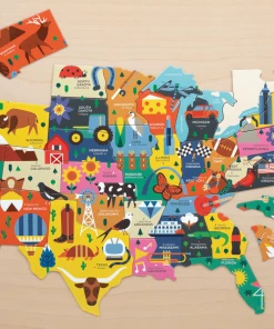 Lucinda's New USA Geography 70 Piece Puzzle