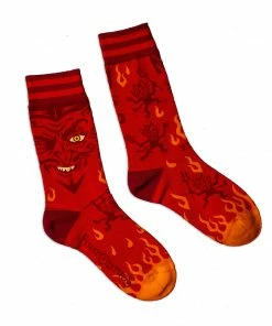 Lucinda's New Vintage Devil Unisex Socks