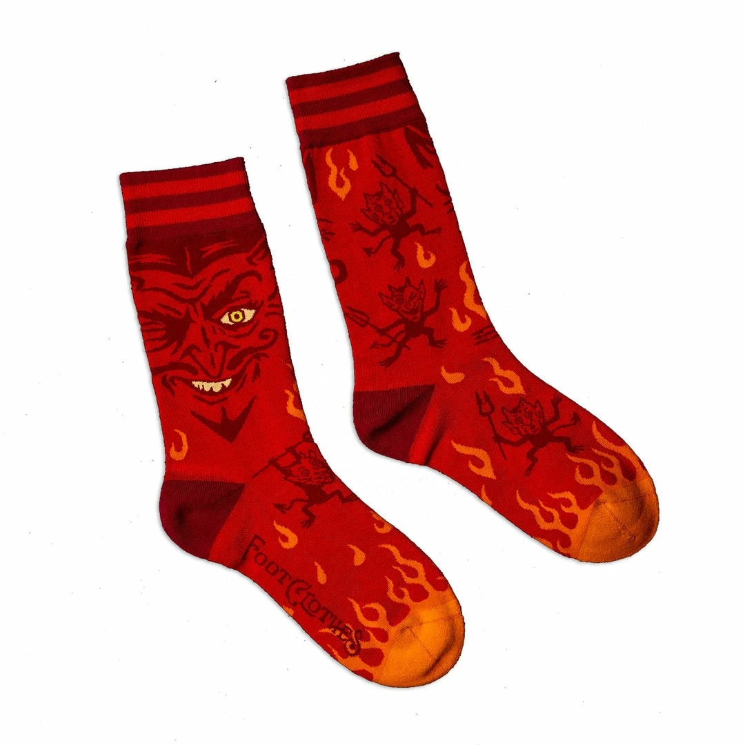 Lucinda's New Vintage Devil Unisex Socks 3 Lucinda's New Vintage Devil Unisex Socks