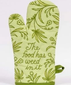Lucinda's The Food Has Weed In It Oven Mitt New