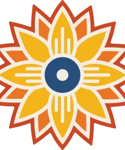 Lucinda's Wichita Sunflower Sticker