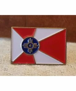 Lucinda's Official Shop 23 Lucinda's Wichita Flag Lapel Pin