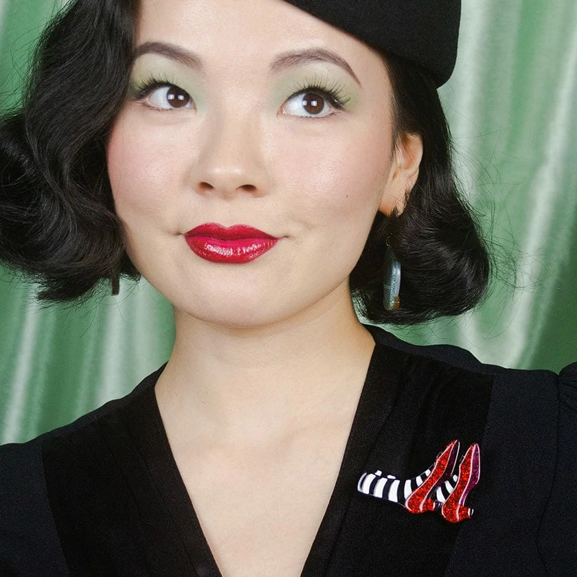 Lucinda's Wicked Witch Of The East Brooch By Erstwilder 4 Lucinda's Wicked Witch Of The East Brooch By Erstwilder