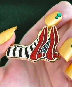 Lucinda's Wicked Witch Of The East Enamel Pin By Erstwilder