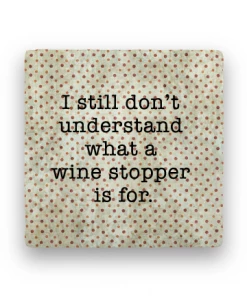 Lucinda's Wichita Gifts Wine Stopper Coaster