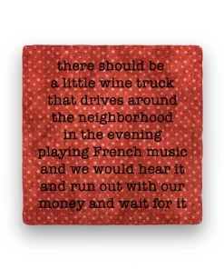 Lucinda's Wichita Wine Truck Coaster Gifts