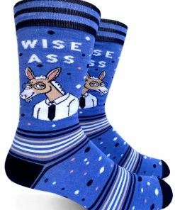 Lucinda's Wise Ass Men's Crew Socks
