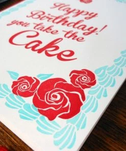 Lucinda's You Take The Cake Birthday Card New