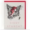 Lucinda's Ziggy Star Cat Card